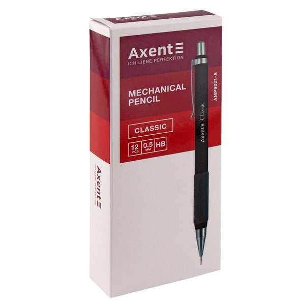 Олівець механічний Axent Classic AMP9021-A з гумкою, HB, 0.5 мм