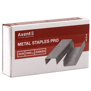 Скоби для степлерів Axent Pro 4312-A, №24/6, 1000 штук