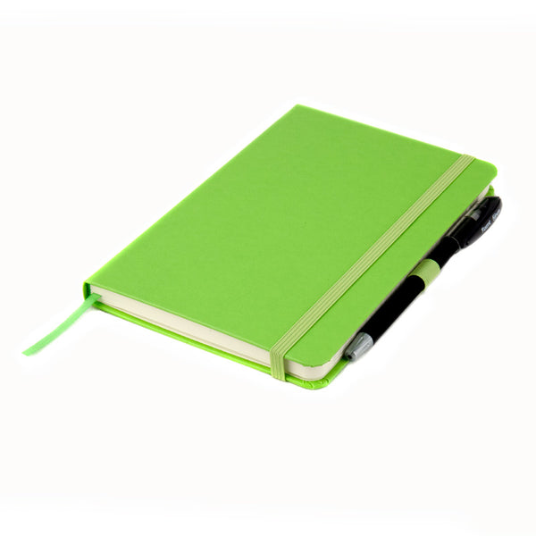 Книга записная Axent Partner 8201-04-A, A5-, 125x195 мм, 96 листов, клетка, твердая обложка, салатовая