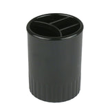 Стакан-подставка Axent Delta D4009-01, 90x70 мм, 4 отделения, черный