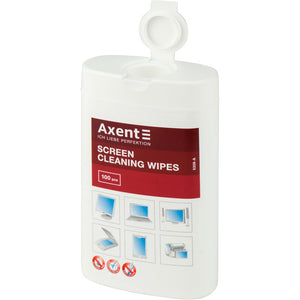 Салфетки для чистки экранов Axent 5309-A, 100 шт