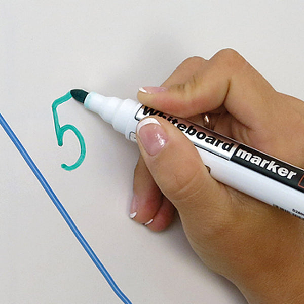 Маркер Axent Delta Whiteboard D2800-01, 2 мм, круглый чёрный