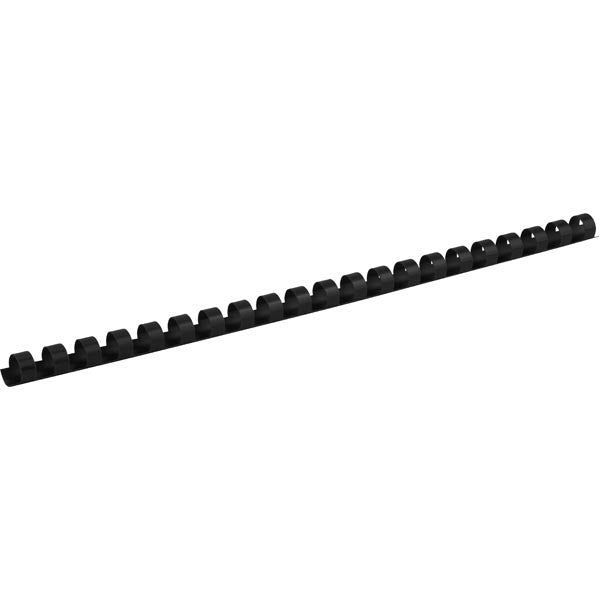 Grzbiet do bindowania plastikowy Axent 2912-01-A, d 12 mm, czarny, 100 szt.