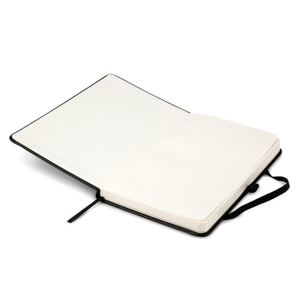 Книга записная Axent Partner Lux 8202-01-A, A5-, 125x195 мм, 96 листов, клетка, твердая обложка, чёрная