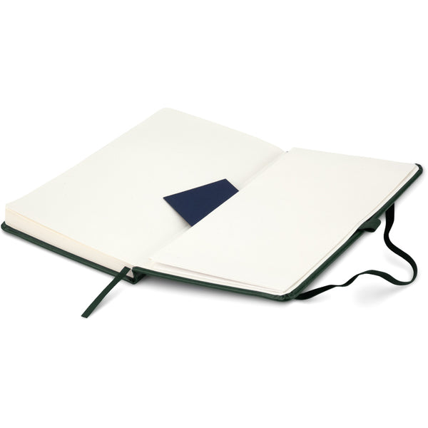 Книга записная Axent Partner Lux 8202-04-A, A5-, 125x195 мм, 96 листов, клетка, твердая обложка, зеленая