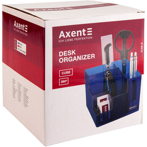 Набор настольный Axent Cube 2106-06-A, 9 предметов, красный