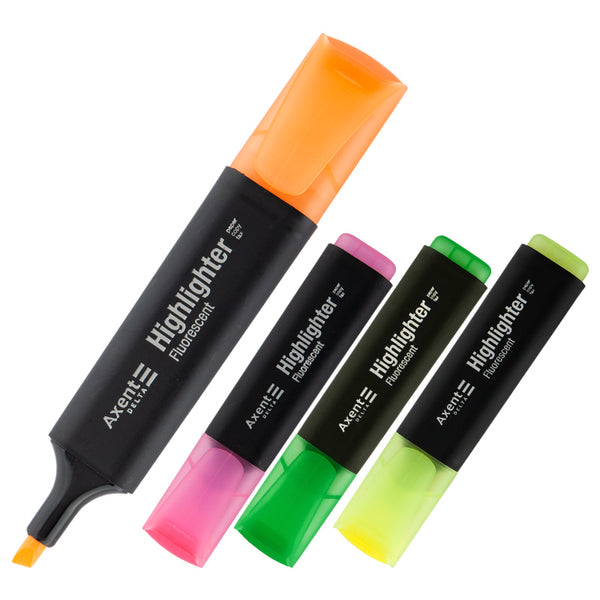 Маркер Axent Delta Highlighter D2501-40, 1-5 мм, клиновидный ассорти