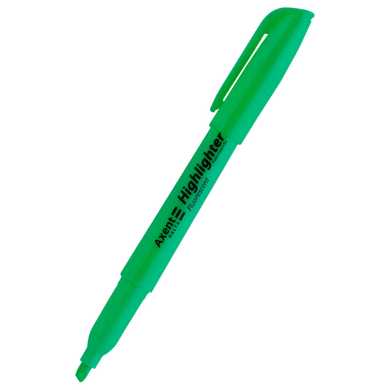 Маркер Axent Delta Highlighter D2503-04, 2-4 мм, клиноподібний зелений