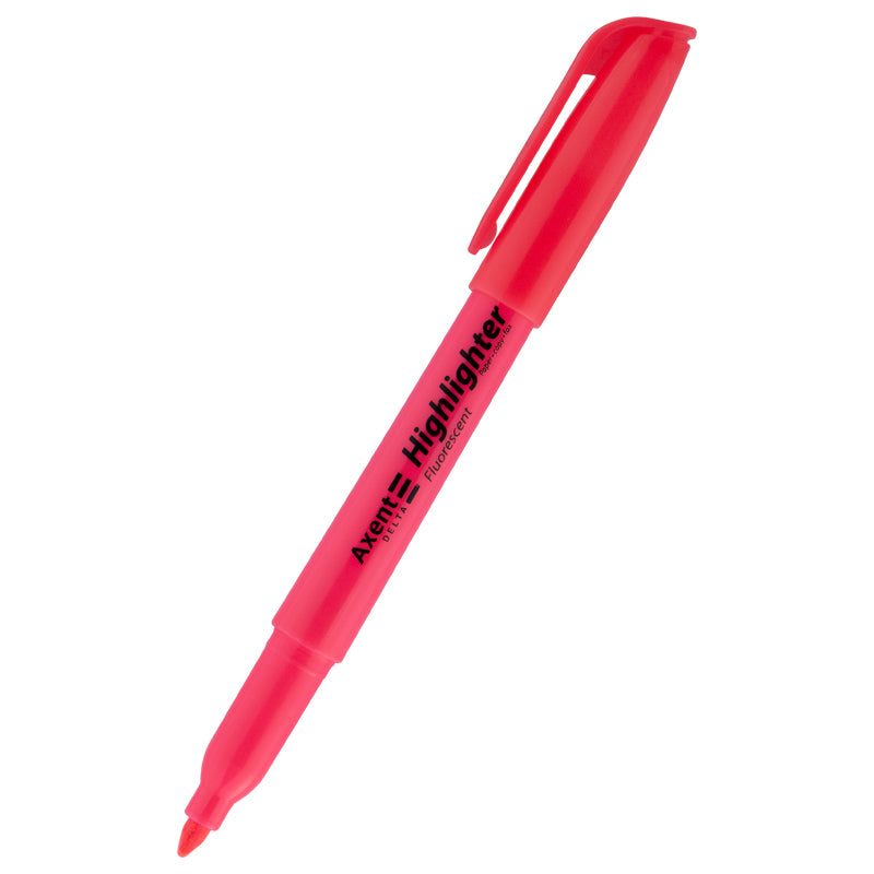Маркер Axent Delta Highlighter D2503-10, 2-4 мм, клиноподібний рожевий