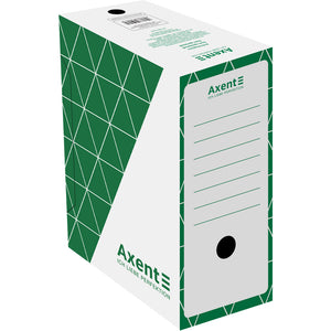 Бокс архивный Axent 1733-04-A 150 мм, зеленый