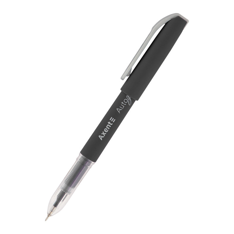 Ручка гелева Axent Autographe AG1007-01-A, 0.5 мм, чорна