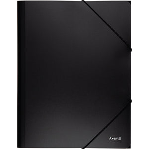 Папка на гумках Axent 1508-01-A, А4, чорна