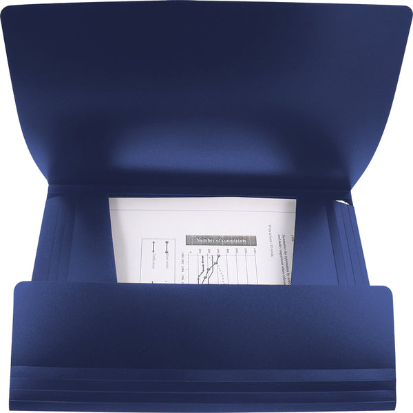 Папка на гумках Axent 1508-02-A, А4, синя