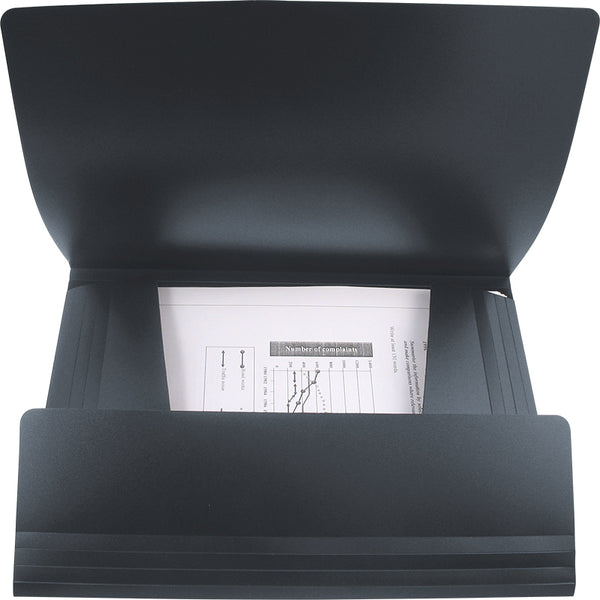 Папка на резинках Axent 1508-03-A, А4, серая
