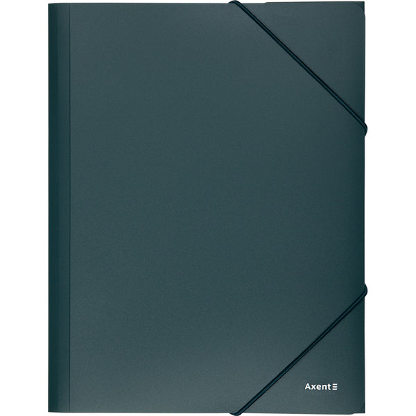 Папка на гумках Axent 1508-05-A, А4, зелена