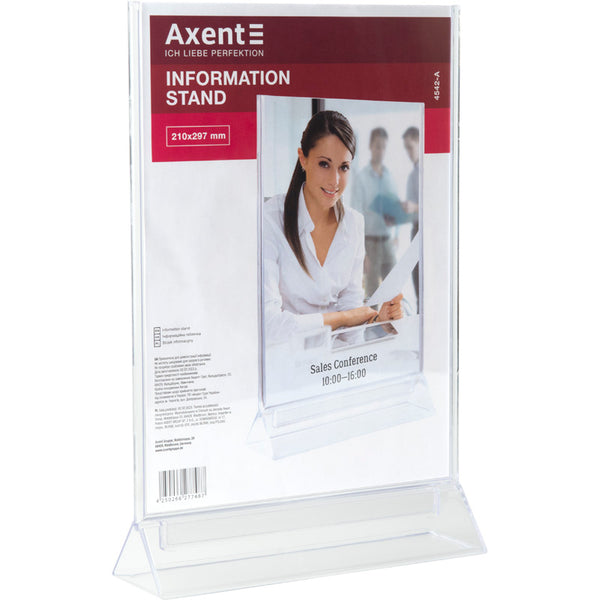 Табличка информационная Axent 4542-A, А4, вертикальная