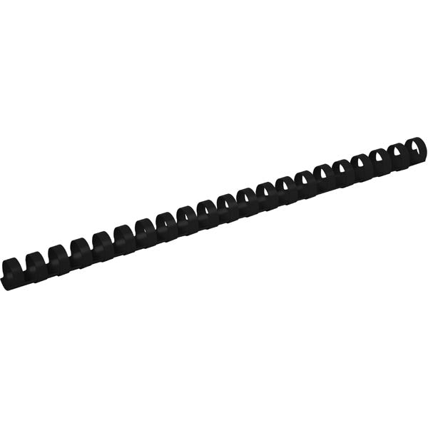 Grzbiet do bindowania plastikowy Axent 2914-01-A, d 14 mm, czarny, 100 szt.
