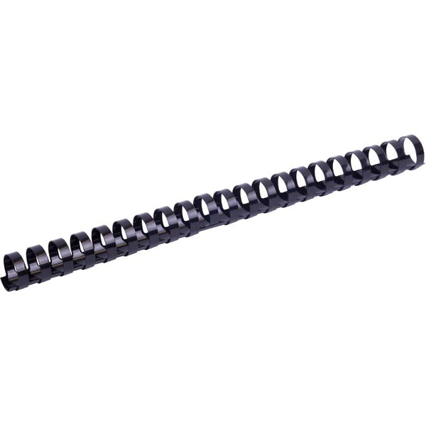 Grzbiet do bindowania plastikowy Axent 2916-01-A, d 16 mm, czarny, 100 szt.