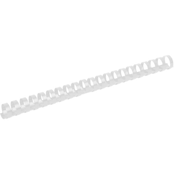 Grzbiet do bindowania plastikowy Axent 2916-21-A, d 16 mm, biały, 100 szt.