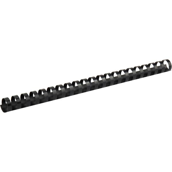 Grzbiet do bindowania plastikowy Axent 2919-01-A, d 19 mm, czarny, 100 szt.