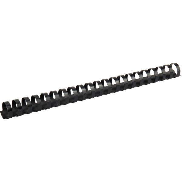 Grzbiet do bindowania plastikowy Axent 2922-01-A, d 22 mm, czarny, 50 szt.