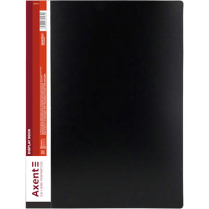 Дисплей-книга Axent 1200-01-A, А4, 100 файлiв, чорна