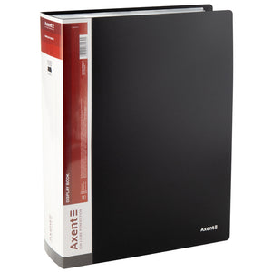 Дисплей-книга Axent 1200-01-A, А4, 100 файлiв, чорна