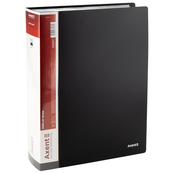 Дисплей-книга Axent 1200-01-A, А4, 100 файлiв, чорна