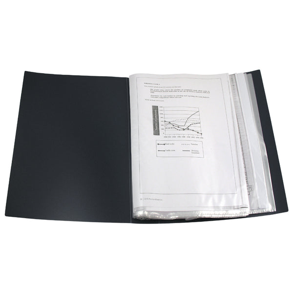 Дисплей-книга Axent 1200-01-A, А4, 100 файлiв, чорна