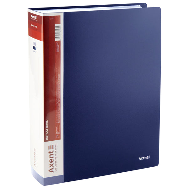 Дисплей-книга Axent 1200-02-A, А4, 100 файлiв, синя