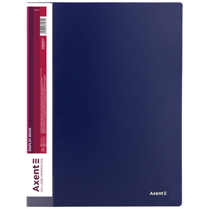 Дисплей-книга Axent 1280-02-A, А4, 80 файлов, синяя