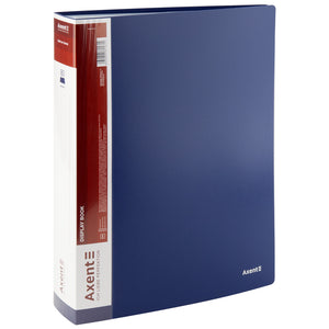 Дисплей-книга Axent 1280-02-A, А4, 80 файлов, синяя