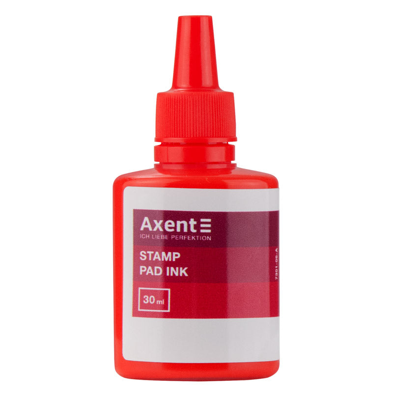 Stempelfarbe Axent 7301-06-A, 30 ml, rot