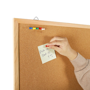 Дошка коркова Axent 9603-A 90х120 см, дерев'яна рамка