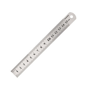 Линейка стальная Axent 7715-A, 15 см