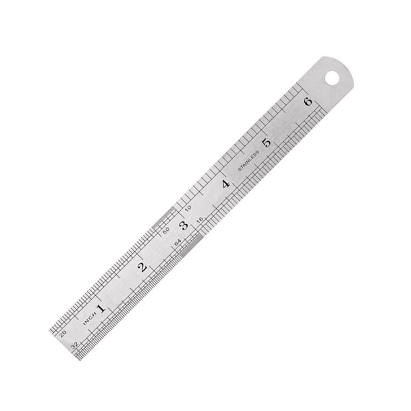 Линейка стальная Axent 7715-A, 15 см