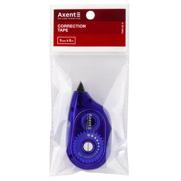 Корректор ленточный Axent 7009-02-A, 5 мм х 6 м, синий