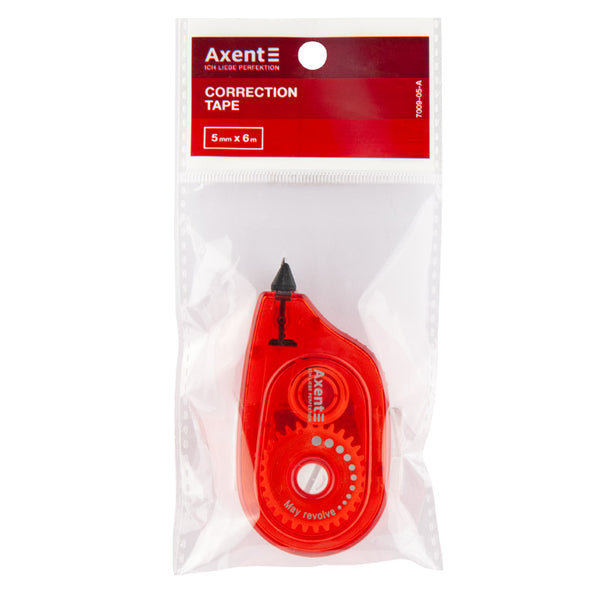 Корректор ленточный Axent 7009-05-A, 5 мм х 6 м, бордовый