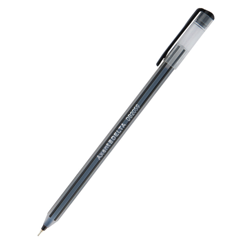 Ручка масляна Axent Delta DB2059-01, 0.7 мм, чорна