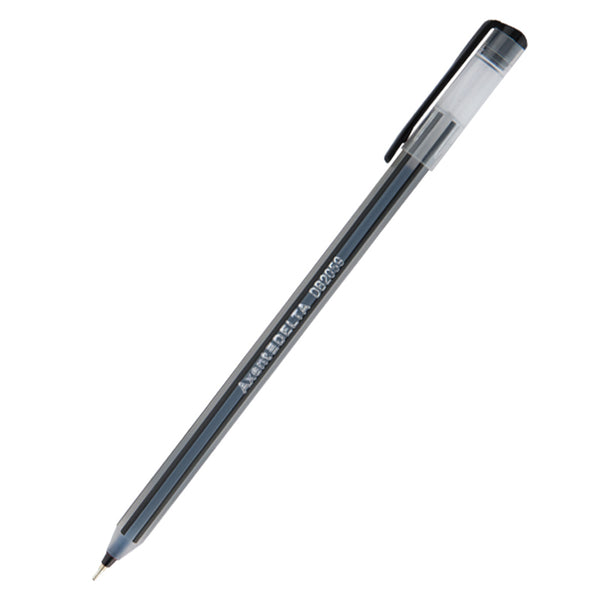 Ручка масляна Axent Delta DB2059-01, 0.7 мм, чорна