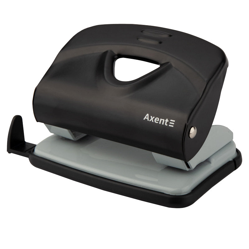 Dziurkacz Axent Exakt-2 3920-01-A, metalowy, 20 kartek, czarny