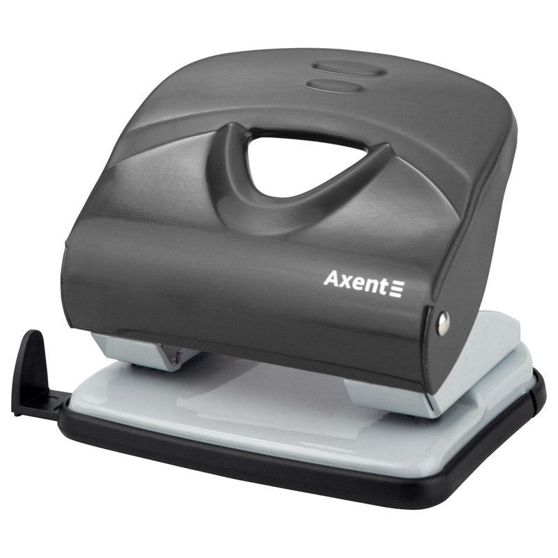 Dziurkacz Axent Exakt-2 3930-01-A, metalowy, 30 kartek, czarny