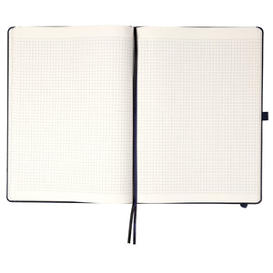 Книга записная Axent Partner 8203-02-A, A4, 210x295 мм, 100 листов, клетка, hard cover, темно-синяя