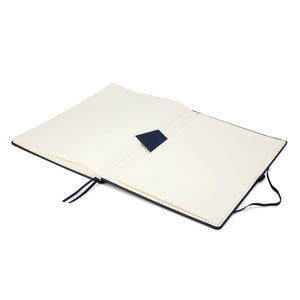 Книга записная Axent Partner 8203-02-A, A4, 210x295 мм, 100 листов, клетка, hard cover, темно-синяя