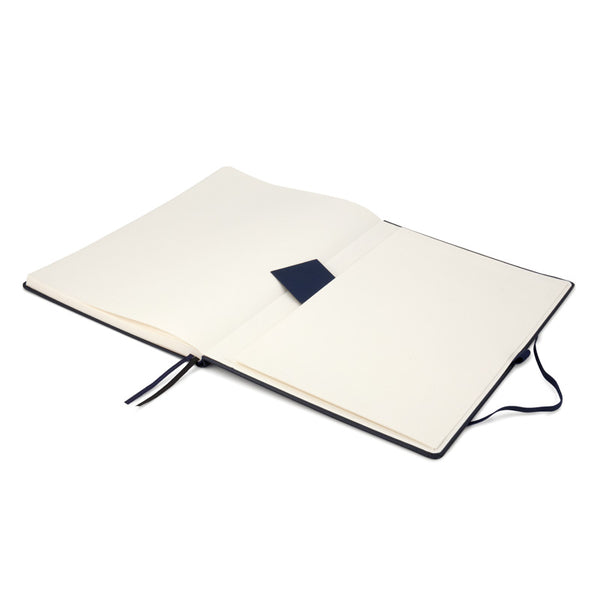 Книга записная Axent Partner 8203-02-A, A4, 210x295 мм, 100 листов, клетка, hard cover, темно-синяя