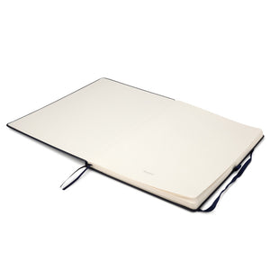 Книга записная Axent Partner 8203-02-A, A4, 210x295 мм, 100 листов, клетка, hard cover, темно-синяя