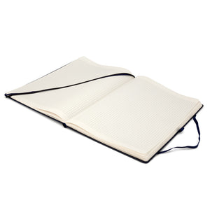 Книга записная Axent Partner 8203-02-A, A4, 210x295 мм, 100 листов, клетка, hard cover, темно-синяя