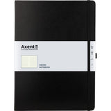 Книга записная Axent Partner 8203-01-A, A4, 210x295 мм, 100 листов, клетка, hard cover, чёрная