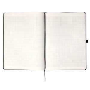 Книга записная Axent Partner 8203-01-A, A4, 210x295 мм, 100 листов, клетка, hard cover, чёрная