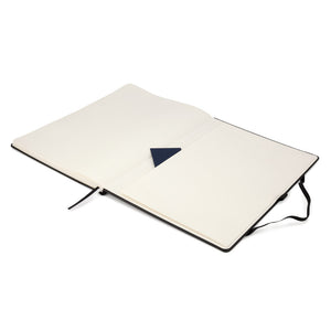 Книга записная Axent Partner 8203-01-A, A4, 210x295 мм, 100 листов, клетка, hard cover, чёрная